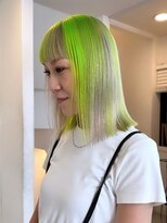 ミーム 原宿 表参道(meme)&nbsp;ダブルカラーハイトーンカラーケアブリーチインナーカラー#原宿