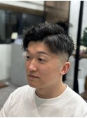フェード×ツイストパーマ