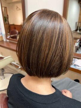 チルアウト 南塚口本店(chill out) ハイライトボブ[20代/30代/40代/50代/60代]