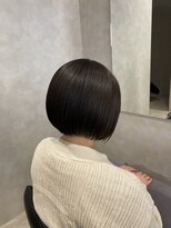 トキ(toki)&nbsp;ミニボブ×暗髪カラー