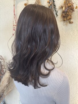 リブレ ジュネス 郡山堤下店(Libre jeunesse) 透明感と柔らかさが素敵なラベンダーアッシュカラー