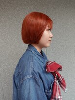ユルクメゾンシティ 名古屋(JURK MAISON CITY)&nbsp;【ami style】オレンジボブ　ボブカット　オレンジカラー