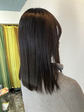 美容室ひろ カット+ヴィラロドラカラー+髪質改善トリートメント