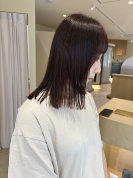 イーズ(ease.) ピンクブラウン/切りっぱなし