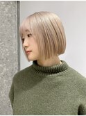 ★ハイトーンカラーミルクティーベージュホワイトベージュカラー