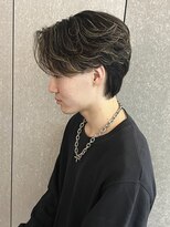 ニアウ 太田店(Niau)&nbsp;メンズフェザーショートフェザーパーマ質感重視パーマ毛流れ