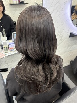 ドットモーダ  町田店(dot. mooda) 【艶カラー×レイヤーカット】韓国/韓国ヘア/町田/町田駅/学割