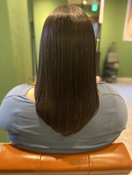 ナイン(nine) 【うる艶】縮毛矯正＋髪質改善トリートメント