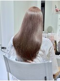 ブリーチなしダブルカラーミルクティーアッシュベージュ20代30代