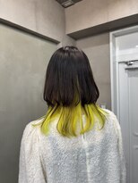 ファビ 渋谷(Fab)&nbsp;くびれヘア/暗めカラー/アプリコットオレンジ/縮毛矯正