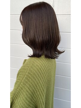 カノエ 岡山店(canoe) ミディアムボブ＆自然なダークブラウン