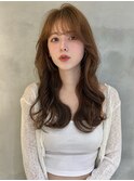 仙台髪質改善縮毛矯正韓国レイヤーカット前髪暗めカラー顔周り