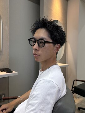 スタンド 博多(STAND) スパイキーショートパーマ