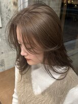 ウェウェ(wewe)&nbsp;ブリーチなしダブルカラー透明感ベージュ