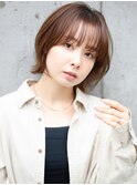 ★大人可愛い20代30代40代韓国風薄めバンク前髪くびレイヤー