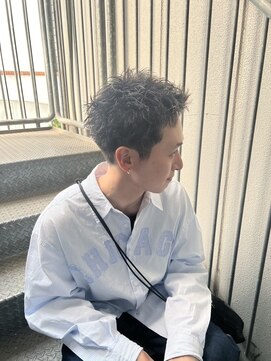 アース 天満橋店(HAIR & MAKE EARTH) 20代◎メンズスパイキーショート×パーマ