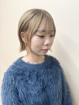 ベック ヘアサロン(BEKKU hair salon) 大人可愛くあか抜けるアッシュベージュ×外ハネボブ20代30代40代