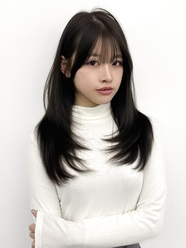 アマトウキョウスマートサロン(AMA TOKYO×Smart Salon) くびれレイヤー/顔まわりカット/レイヤーカット/小顔ヘア