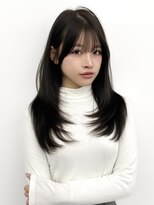 アマトウキョウスマートサロン(AMA TOKYO×Smart Salon) くびれレイヤー/顔まわりカット/レイヤーカット/小顔ヘア