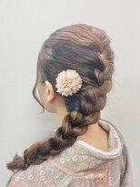 バサラ 横浜駅前店(VASARA) 横浜/着物ヘア/編み下ろし/アレンジスタイル