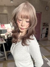 リー 梅田(Lee)&nbsp;Ryosuke/ルーツカラー/デザインカラー/ケアブリーチ/ベージュ