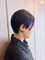 ヤリーバイミクマル(yaree by micmal.) ハンサムショート グラデーションカラーパープル