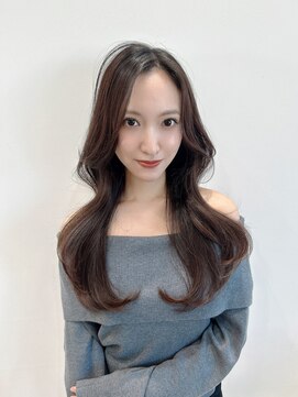 アフロート ルヴア(AFLOAT RUVUA) あむstyle 2way前髪大人くびれレイヤー♪20代30代小顔面長丸顔