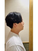 銀座八 【銀座メンズカット】銀座八×ナチュラルパーマ<理容室>