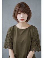 ミラリー 横浜(Mirareee)&nbsp;大人ショートボブ丸みショートカットマッシュショート前髪あり