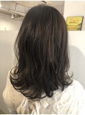 ゆるふわセミロング × &nbsp;ラベンダーアッシュ【Ｎ．カラー】