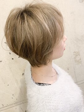 アンドヘアー 西葛西(&-HAIR) 20代30代40代50代小顔大人可愛い西葛西ハイトーンひし形ショート