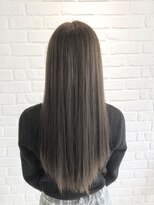 デイジー インデックスヘア 大島店(DAISY index hair)&nbsp;〇ブリーチなし艶ツヤラベンダーベージュ 髪質改善ストレート