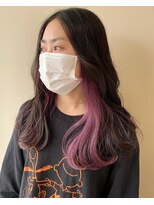 ヘアーアンドスパ クララ(hair&spa klala) インナーカラー☆パープル