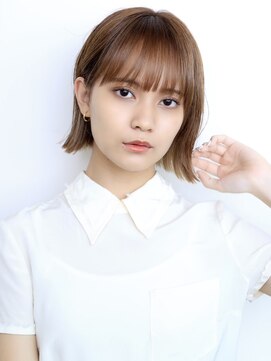 イグレックビス(igrek bis) 大人可愛い切りっぱなしボブ