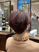 ビュートリアム 梅田(BEAUTRIUM)&nbsp;耳かけショート/丸みショート/ピンクブラウン/大阪/梅田/茶屋町