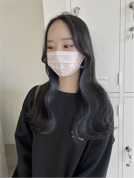 ハイブ 金沢(Hive) ゆるふわロングブリーチインナーカラーツヤ髪スタイル髪質改善