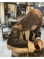 ラフ 難波店(LAFF)&nbsp;#黒髪#ボブルフ#ネビージュ#小顔#ワンレン