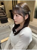 (縮毛矯正/髪質改善/ロングヘア/前髪/韓国レイヤー)