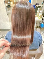 ブルー(blue)&nbsp;#ピンクベージュ#艶髪#スタイリング簡単