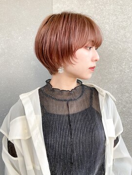 ロンド レグリーズ 立川(Lond leglise) ショート×顔周り×前髪×シルキーベージュ×グレージュカラー