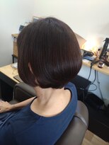 ユニ ヘアサロン イシグロ(yuni HAIRSALON ishiguro)&nbsp;やわらかストレート+ヴィラロドラカラー（リタッチ）