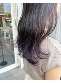 グラデーションカラー/パープル/ブリーチ
