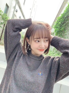 サンド 鹿児島中央(sand) ボブ/黒髪/グレーベージュ/レイヤー/髪質改善[鹿児島中央駅]