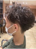 メンズパーマ×刈り上げ