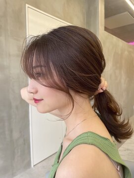 ロンドルーチェ 心斎橋(Lond luce) 大人ガーリー×ミディアムレイヤーカット【心斎橋/髪質改善】