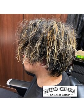 ヒロギンザ 横浜店(HIRO GINZA) センターパートメッシュ