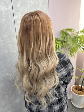 ガルボヘアー 名古屋栄店(garbo hair) #プルエクステ#バレイヤージュ#ギャル#名古屋エクステ#エクステ