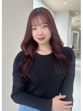 ボタン テンジン(VOTAN tenjin) 【votan_はまひ】チェリーレッド/暖色カラー/艶カラー/髪質改善