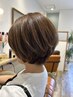 【当店人気♪】カット×艶カラー×Ｗケアトリートメント　￥15500