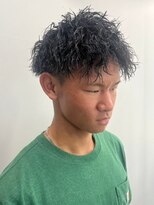 セプト 博多(SEPT.)&nbsp;ツイストパーマ　ツーブロック　モテ髪　爽やか　アッシュカラー